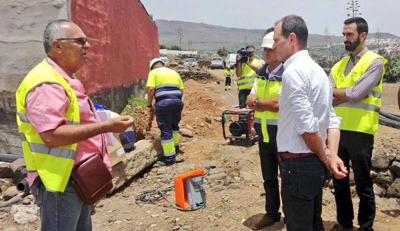 Ag�imes realiza obras en la Red de Riego Agr�cola en la Junquera  