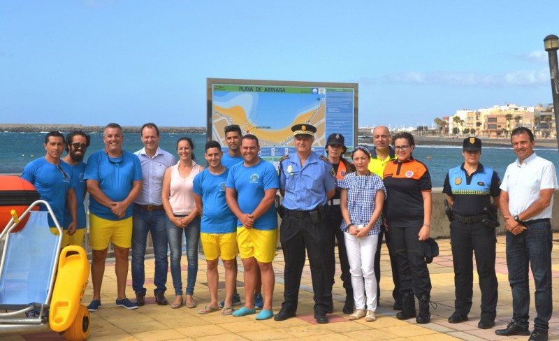 Ag�imes pone en marcha el servicio preventivo de playas 