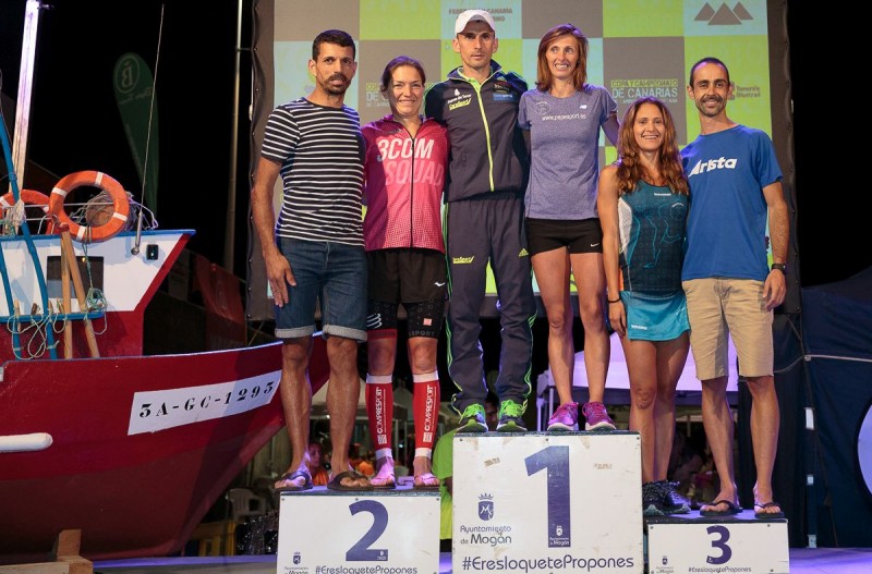 Evaristo Almeida se impone en la Trai�a Trail Spar Mog�n 2017