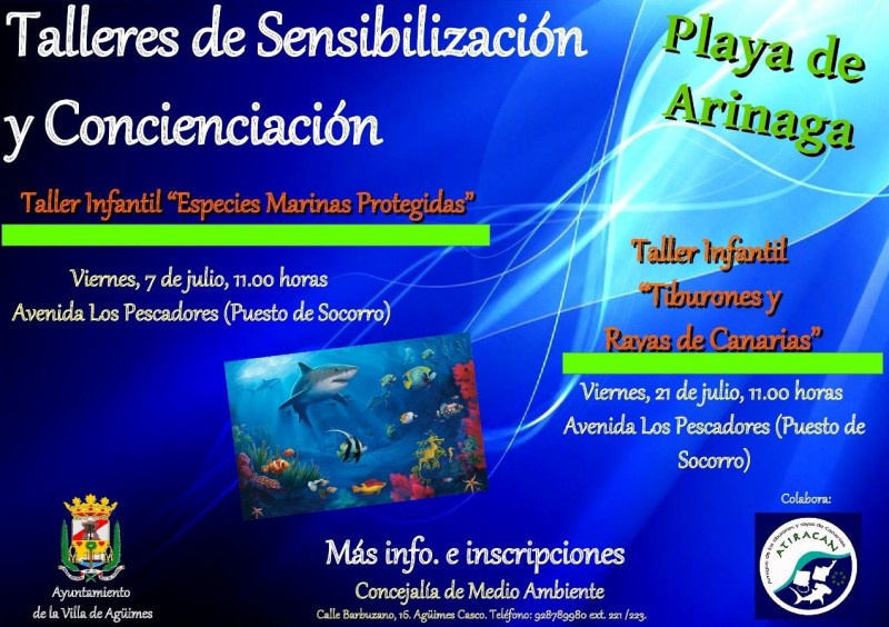 Ag�imes organiza dos talleres sobre especies marinas protegidas 