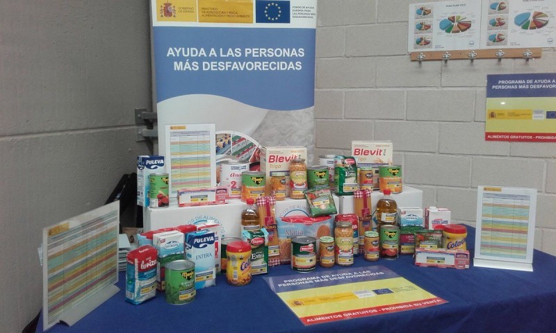 Cruz Roja entrega de m�s de 288.000 kilos de alimentos del Programa de Ayuda Alimentaria 2017
