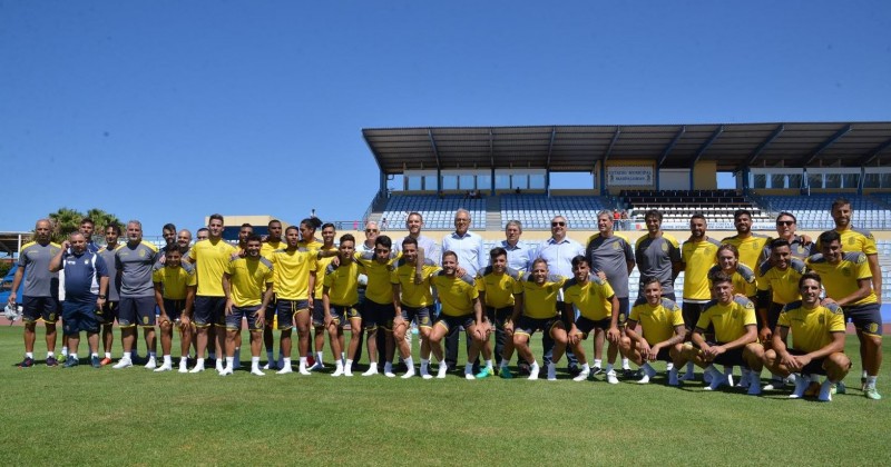 La UD Las Palmas ya entrena en Maspalomas 