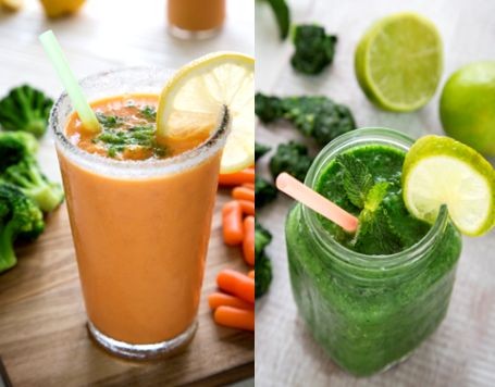 Granizado de verduras congeladas, una alternativa saludable y refrescante, f�cil de hacer en casa