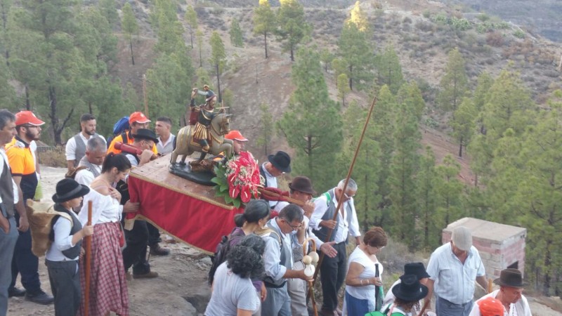 Tunte espera con fervor la Bajada del Camino de Santiago el Chico, este s�bado   
