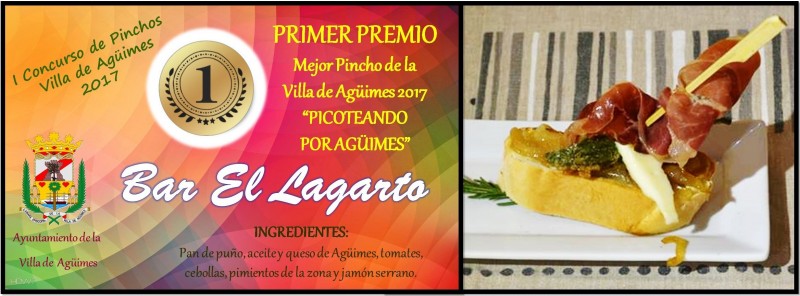 Entregan los premios del I Concurso Gastron�mico �Pinchos de la Villa de Ag�imes�