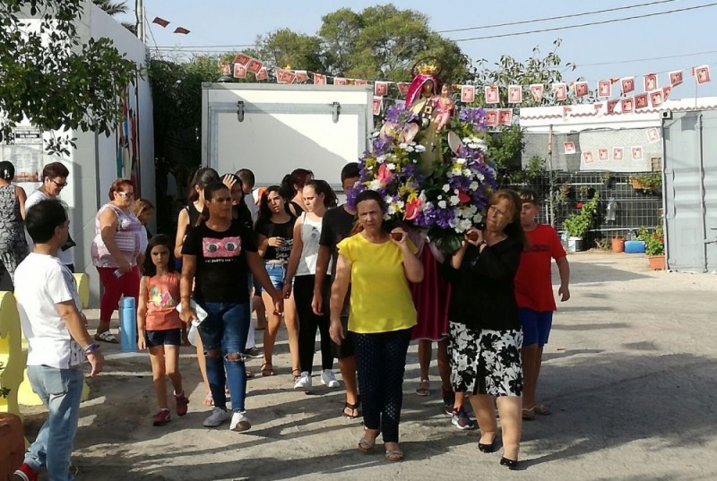 Castillo del Romeral festeja a la patrona de los marineros