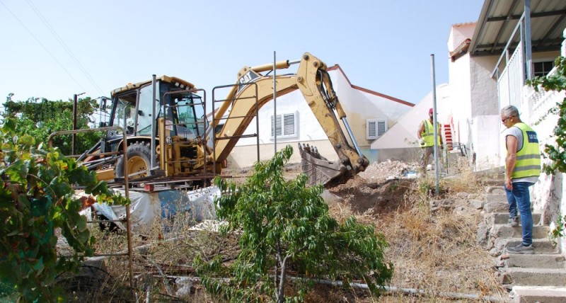 Mog�n comienza las obras de la nueva red de saneamiento en Barranquillo Andr�s