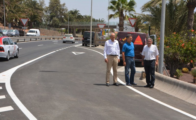 El Consorcio Tur�stico abre el enlace de Las Burras con la GC-500