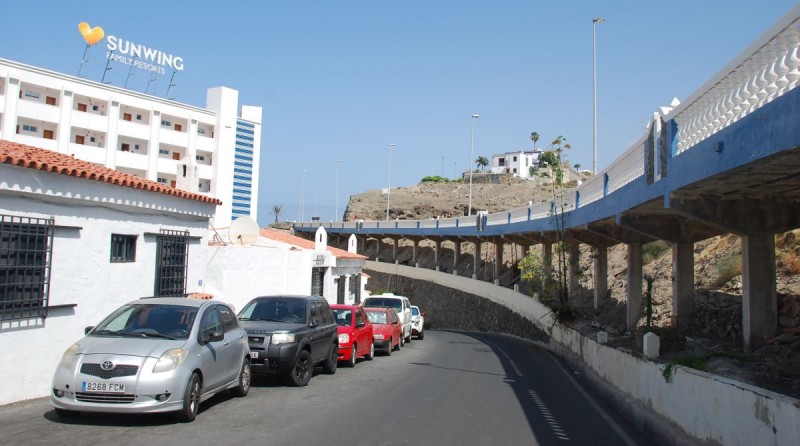 Las obras de rehabilitaci�n del paseo peatonal de la GC-500 est�n en el plazo establecido