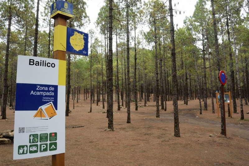 El Cabildo reabre las zonas recreativas y de acampada afectadas 