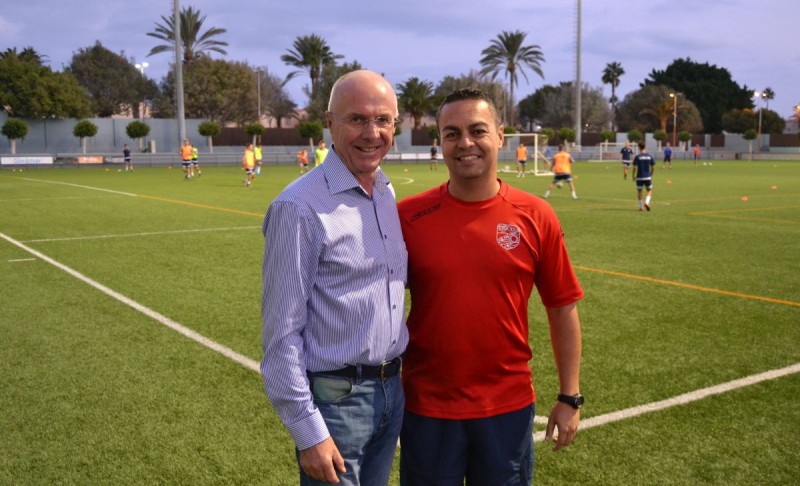 El ex-seleccionador de f�tbol de Inglaterra, Sven-G�ran Erikson visita Maspalomas