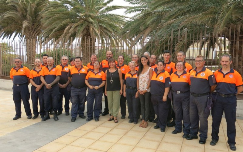 Protecci�n Civil en Santa Luc�a estrena uniformes 