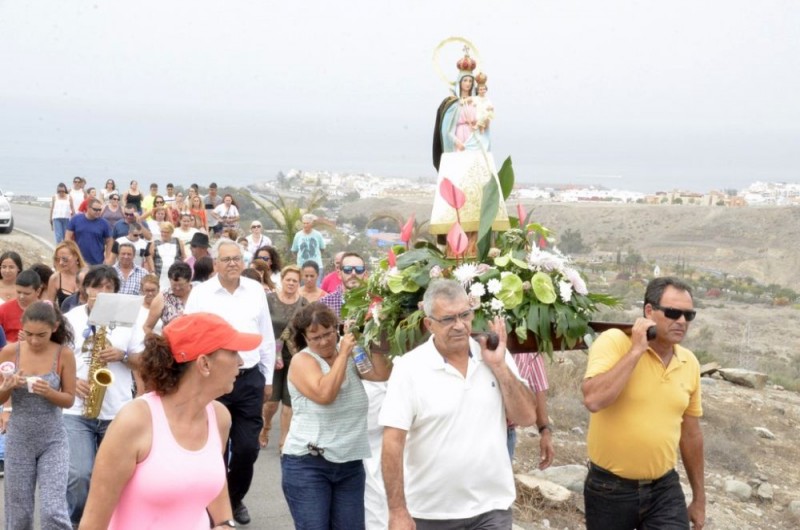 Lomo Gale�n cierra sus fiestas en honor a la Virgen del Pilar