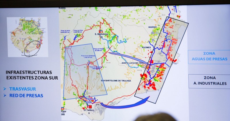 El Cabildo trasvasa m�s de 920.000 m3 de agua al sur para paliar la sequ�a 