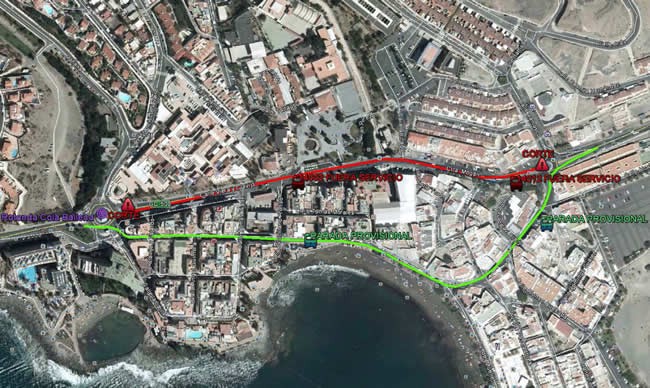 Global habilita recorridos alternativos ante el cierre de la GC-500 entre Arguinegu�n y Patalavaca