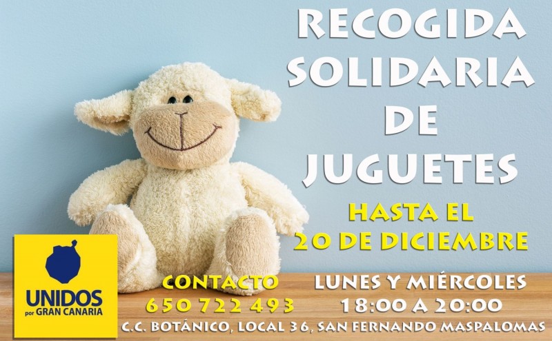 UxGC en San Bartolom� de Tirajana inicia la recogida solidaria de Juguetes