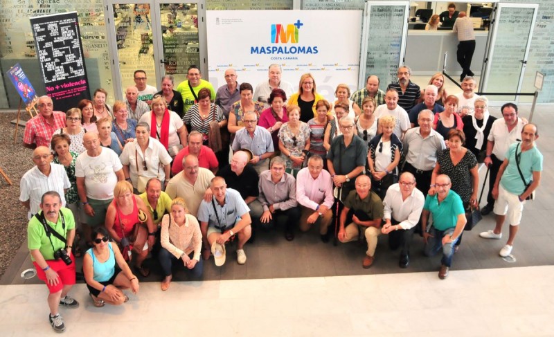 Maspalomas recibe a los andariegos segovianos en su visita 26 consecutiva  