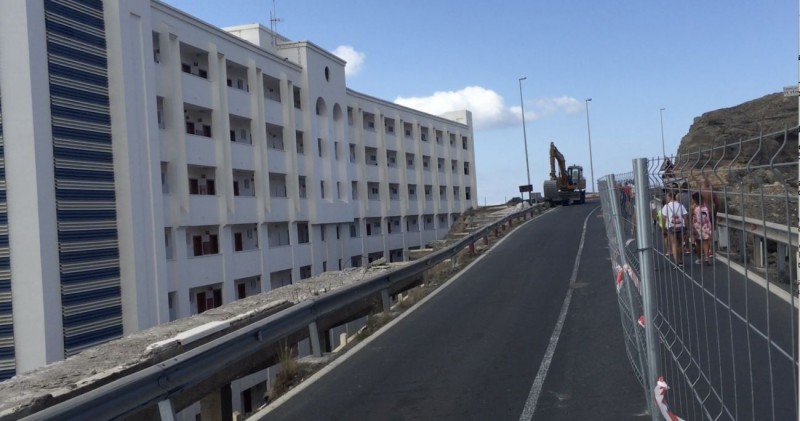 NC propone agilizar la obra del paseo de Patalavaca, trabajando los fines de semana.