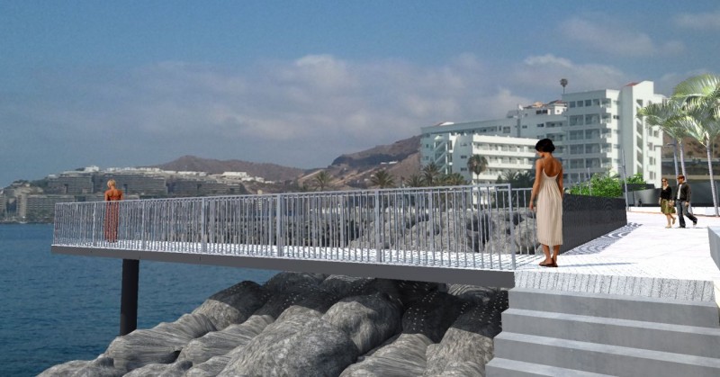 Turismo invertir� 1,3 millones para la segunda fase del paseo entre Las Mara�uelas y Anfi del Mar