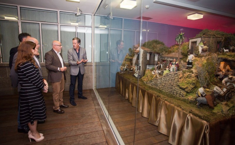 El Roque Nublo y Risco Ca�do impregnan el Bel�n del Cabildo