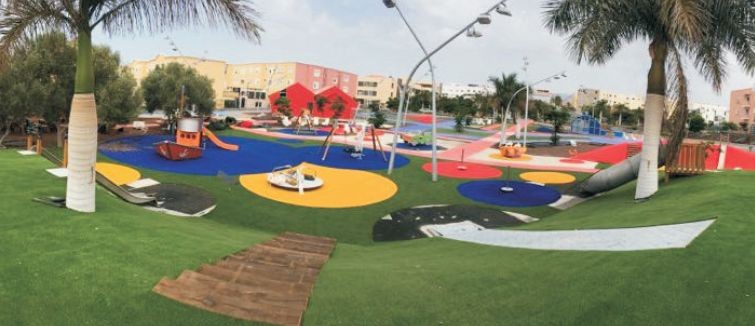 El Cabildo invierte 560.000 euros en reformar el parque deportivo de El Tablero 