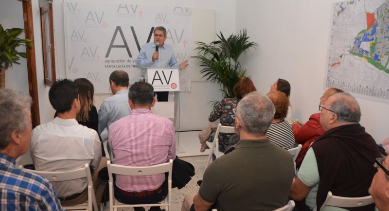 Agrupaci�n de Vecinos llega a Santa Luc�a con el �nimo de �revertir la par�lisis que sufre� 