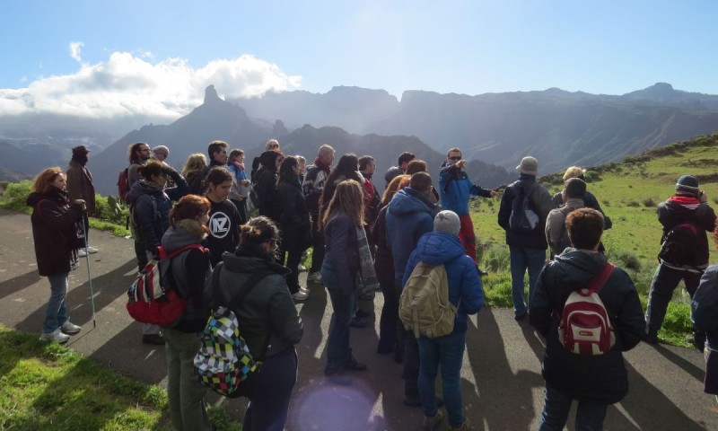 El Cabildo celebra en la Mesa de Acusa la salida del sol en el solsticio de invierno 
