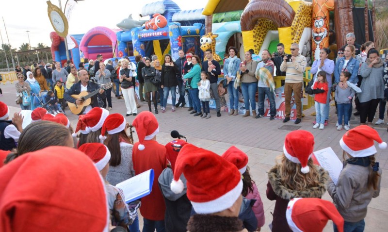 MaspaNavidad llen� el Parque Sur de Maspalomas de solidaridad