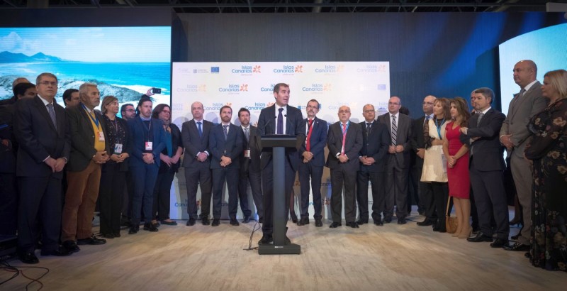 Fernando Clavijo destaca en la inauguraci�n de FITUR la evoluci�n positiva de las cifras tur�sticas