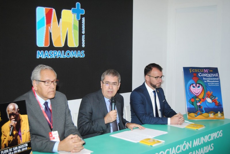 Maspalomas presenta en Fitur  los eventos tur�sticos y deportivos para 2018