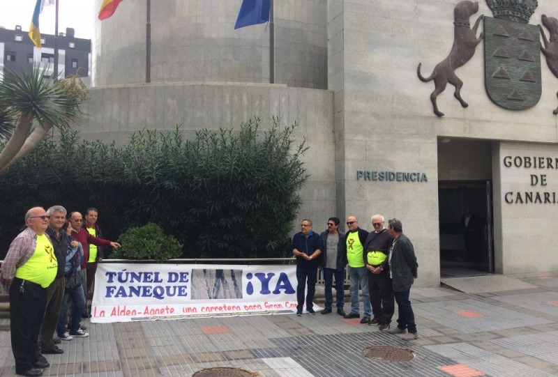  La Aldea pide al Gobierno de Canarias que busque una soluci�n urgente  a la segunda fase El Risco-Agaete