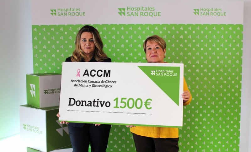 Hospitales San Roque colabora con la Asociaci�n Canaria de C�ncer de Mama y Ginecol�gico
