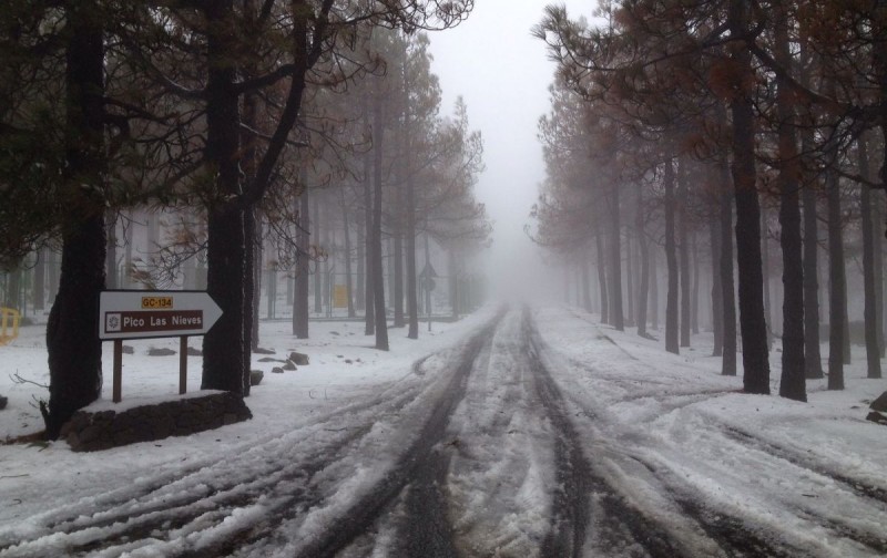 El acceso a la cumbre de Gran Canaria quedar� cerrado