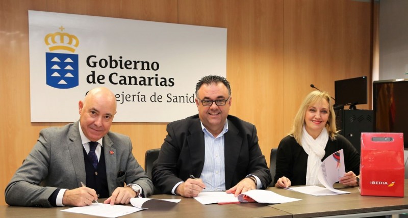 Sanidad y Iberia acuerdan descuentos en el traslado de pacientes y acompa�antes  