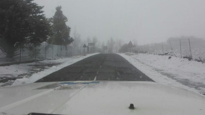 El Cabildo abre las carreteras de la cumbre 