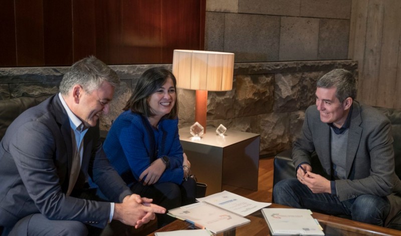 Clavijo y  Darias abordan el proyecto de la C�mara auton�mica para la estrategia canaria de ODS