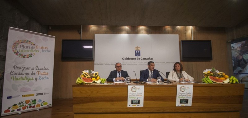 Un total de 80.228 escolares en Canarias se benefician este curso del Plan de frutas y verduras
