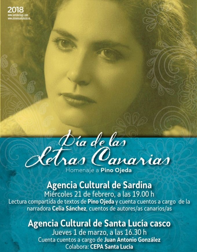 Santa Luc�a dedica a  Pino Ojeda el  D�a de las Letras Canarias 