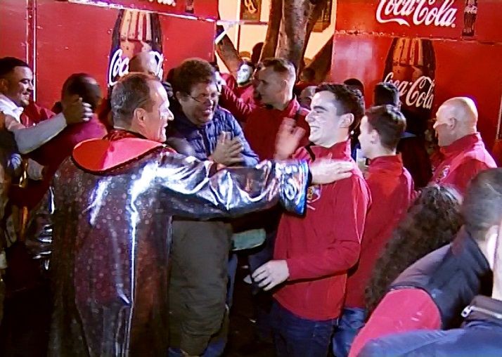 Recepci�n a los �Serenquenquenes� primer premio Concurso Murgas Carnaval Las Palmas 