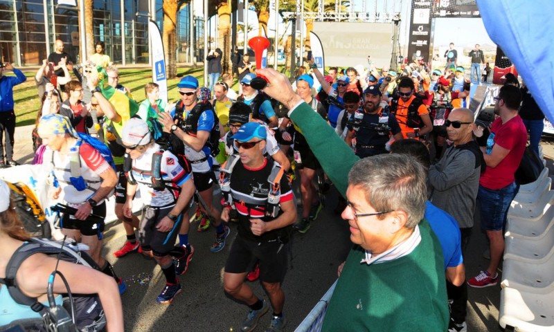 Marco Aurelio P�rez da la primera salida a la Transgrancanaria 2018