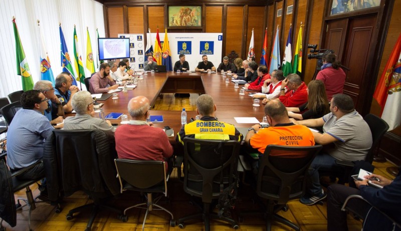 El Cabildo declara alerta en la mitad sur de Gran Canaria por fuertes lluvias 