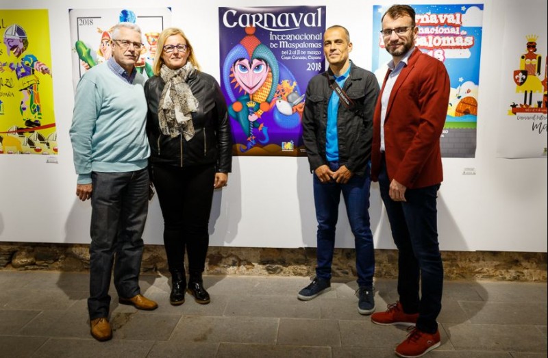 Los 33 carteles del Carnaval FestuM+ se exponen en San Fernando 