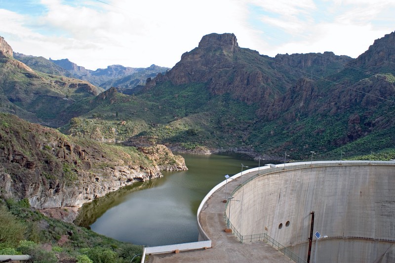 Las presas de Gran Canaria acopian agua para regar casi tres a�os 