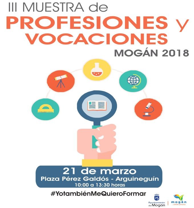 Mog�n organiza la III Muestra de Profesiones y Vocaciones el 21 de marzo en Arguinegu�n