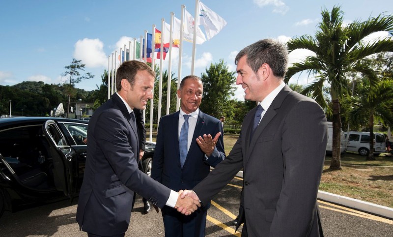 Fernando Clavijo abordar el marco financiero post-2020 con los jefes de Estado de Espa�a, Francia y Portugal 