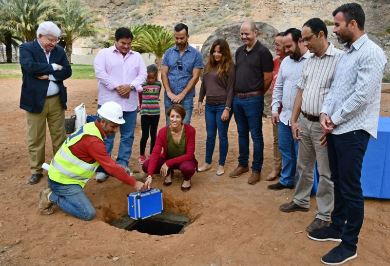 Mog�n coloca la primera piedra del parque recreativo de Puerto Rico