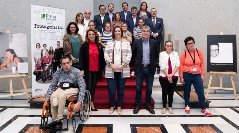 Clavijo subraya el compromiso del Gobierno con la plena inclusi�n social en Canarias
