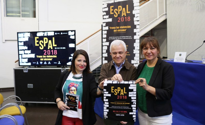 Angels Barcel�, Nicol�s Castellano y Koldobi Velasco, premios ESPAL 2018