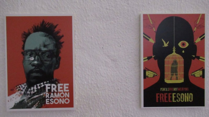 El XXVIII ESPAL abre con la exposici�n del preso pol�tico guineano Ram�n Esono 