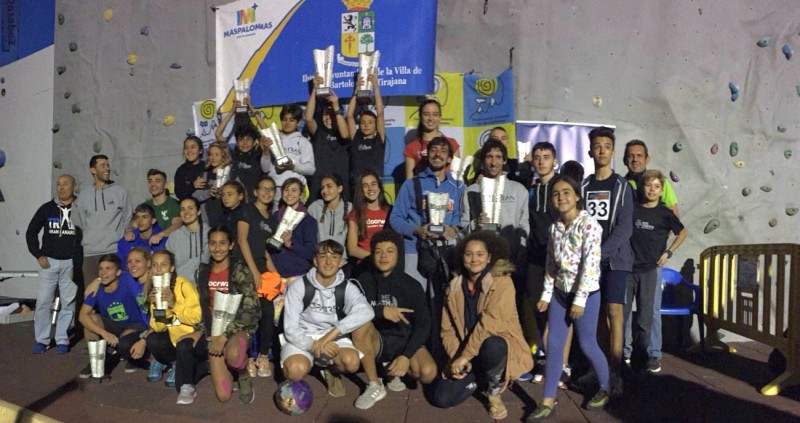 Samuel Calvente y Mar�a Molina ganan el XII Trofeo Maspalomas de Escalada 